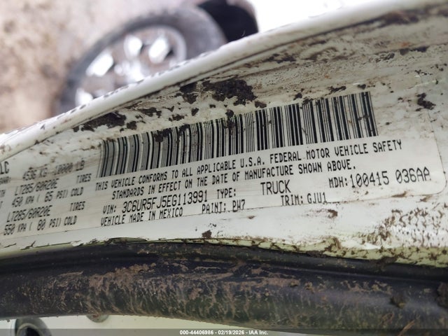 44406986 :رقم المزاد ، 3C6UR5FJ5EG113991 vin ، 2014 Ram 2500 Laramie مزاد بيع