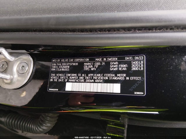 2023 VOLVO XC60 YV4L12RV3P1379839 Photo 8