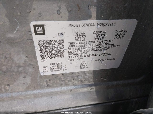 2021 CADILLAC XT6 1GYKPDRS4MZ142198 Photo 8