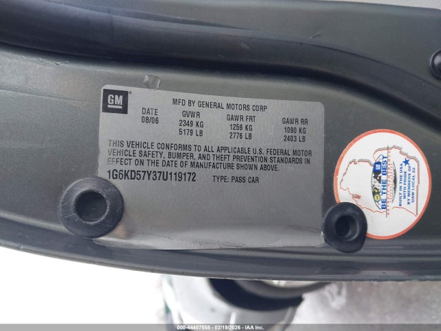 2007 CADILLAC DTS 1G6KD57Y37U119172 Photo 8