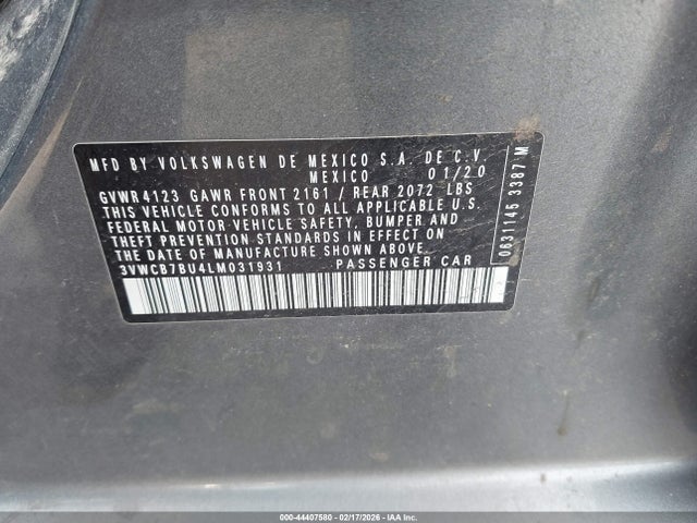 2020 VOLKSWAGEN JETTA 3VWCB7BU4LM031931 Photo 8