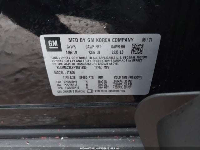 2022 BUICK ENCORE GX KL4MMCSLXNB021880 Photo 8