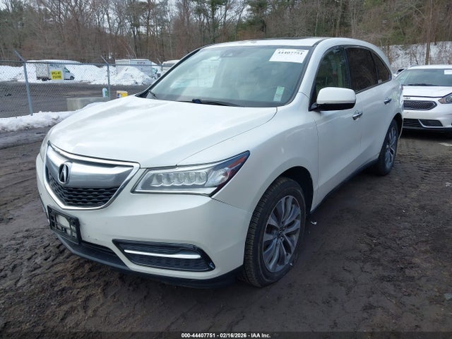 2016 Acura Mdx Technology   Acurawatch Plus Packages/technology Package მანქანა იყიდება აუქციონზე, vin: 5FRYD4H49GB059919, აუქციონის ნომერი: 44407751