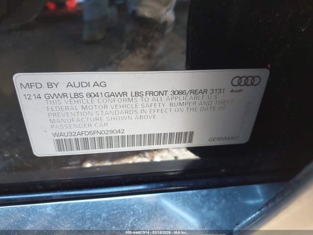 2015 AUDI A8 L WAU32AFD5FN029042 Photo 8