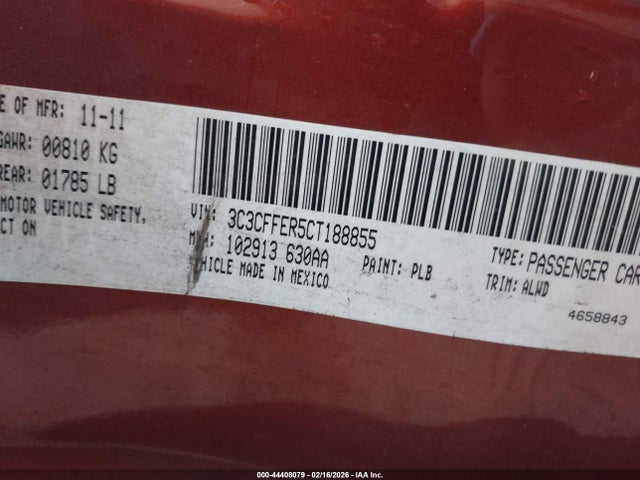 2012 FIAT 500C 3C3CFFER5CT188855 Photo 8