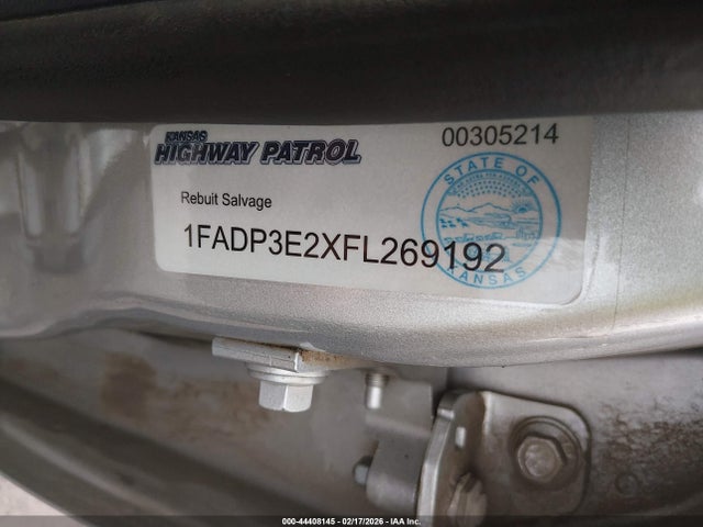 Ford FOCUS S 2015 1FADP3E2XFL269192 Image 9