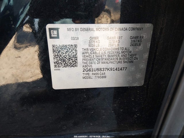 2019 CADILLAC XTS 2G61U5S37K9141477 Photo 8