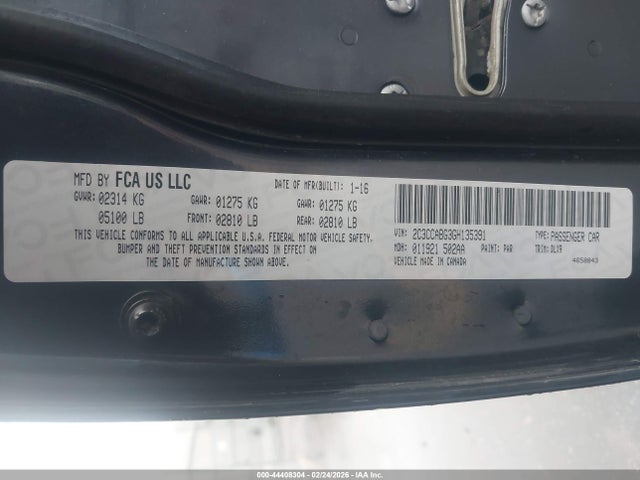 2016 CHRYSLER 300 2C3CCABG3GH135391 Photo 8