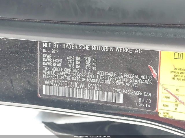 2012 MINI COOPER S COUNTRYMAN WMWZC3C51CWL87101 Photo 8