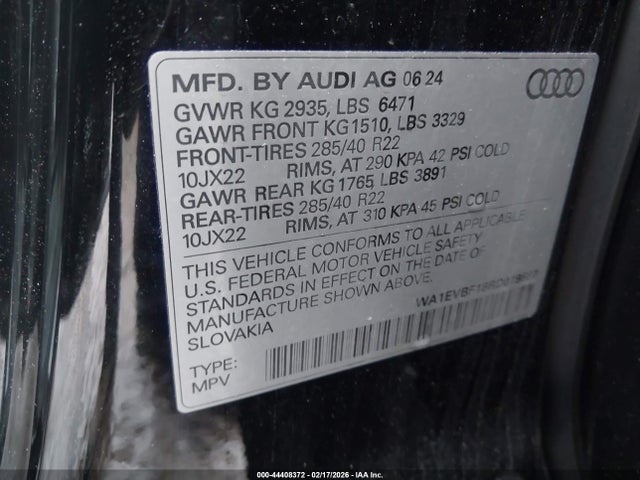 2024 AUDI Q8 WA1EVBF18RD019687 Photo 8