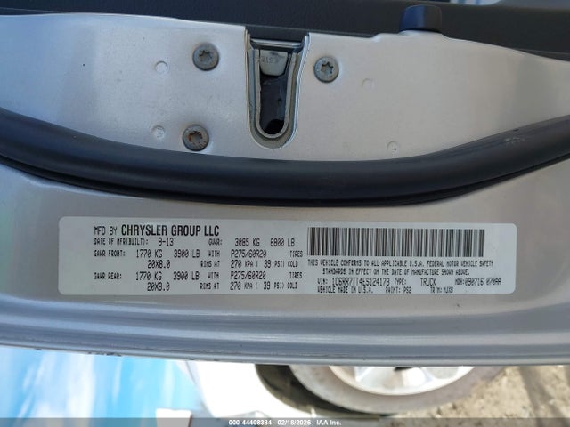 Aukcja sprzedaży 2014 Ram 1500 Big Horn, vin: 1C6RR7TT4ES124173, numer aukcji: 44408384