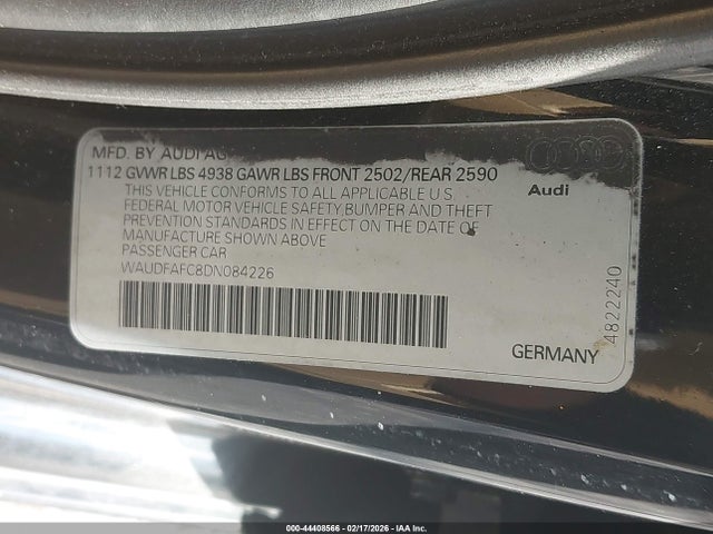 2013 AUDI A6 WAUDFAFC8DN084226 Photo 8