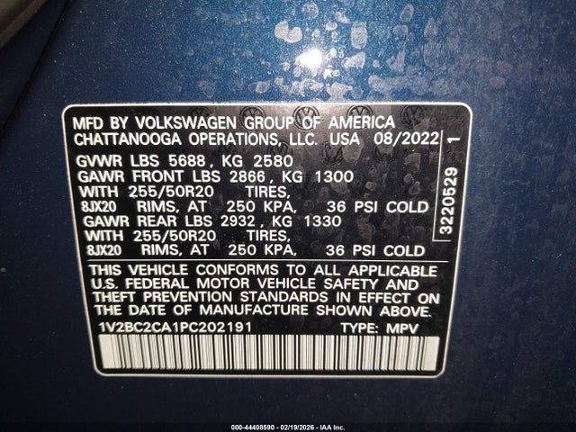 2023 VOLKSWAGEN ATLAS CROSS SPORT 1V2BC2CA1PC202191 Photo 8