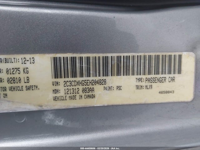 2014 DODGE CHARGER 2C3CDXHG5EH204828 Photo 8