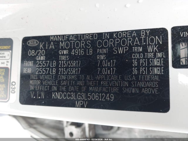 2020 KIA NIRO EV KNDCC3LG3L5061249 Photo 8