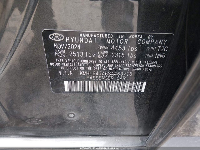 2025 HYUNDAI SONATA KMHL64JA6SA463716 Photo 8