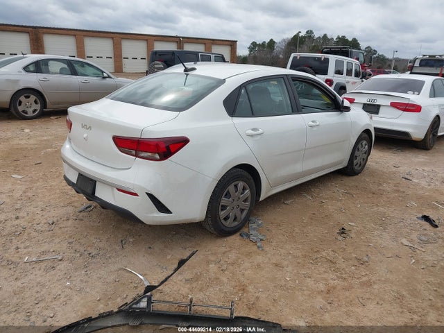 44409214 :رقم المزاد ، 3KPA24AD6NE481653 vin ، 2022 Kia Rio S مزاد بيع
