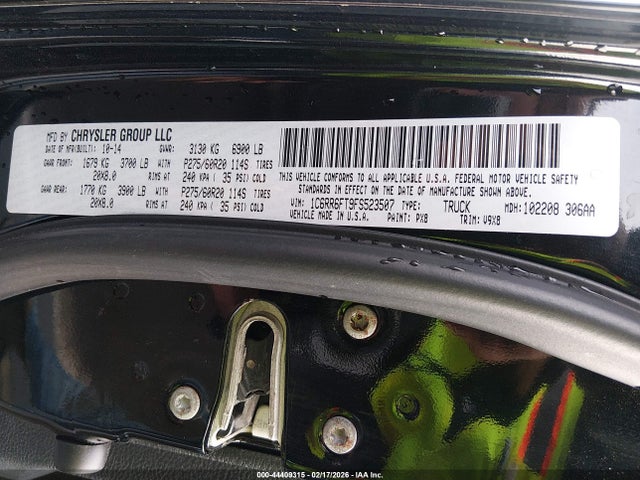 Продаж на аукціоні авто 2015 Ram 1500 Express, vin: 1C6RR6FT9FS523507, номер лоту: 44409315