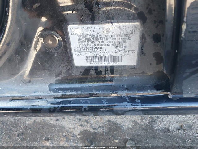 3N1CN7AP1GL860993 Nissan Versa 1.6 S+