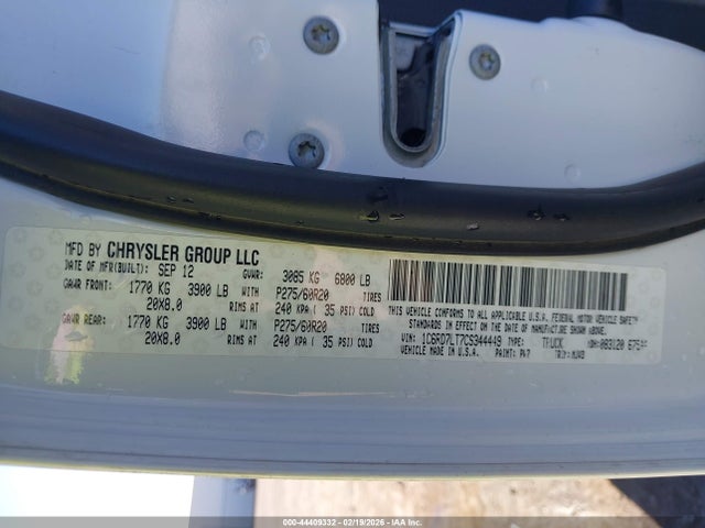 2012 RAM 1500 1C6RD7LT7CS344449 Photo 8