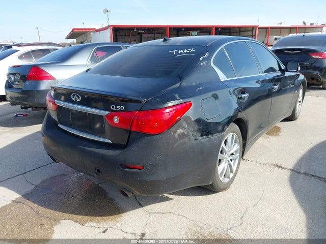 2014 Infiniti Q50 Premium მანქანა იყიდება აუქციონზე, vin: JN1BV7AR7EM698741, აუქციონის ნომერი: 44409389
