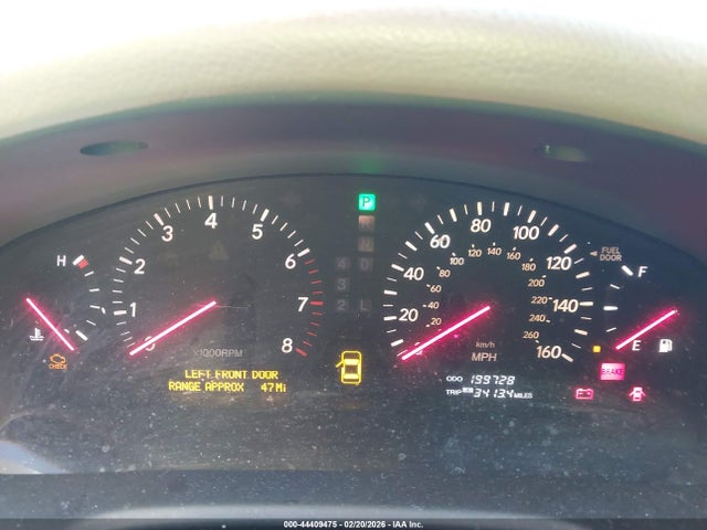44409475 :رقم المزاد ، JTHBN30F510015710 vin ، 2001 Lexus Ls 430 مزاد بيع