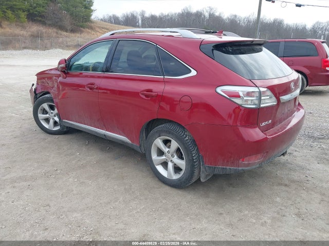 44409529 :رقم المزاد ، 2T2BK1BA6AC067607 vin ، 2010 Lexus Rx 350 مزاد بيع