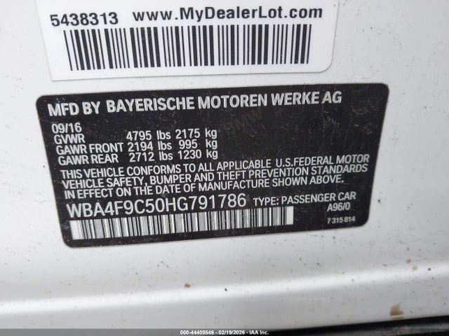 2017 BMW 430I GRAN COUPE WBA4F9C50HG791786 Photo 8