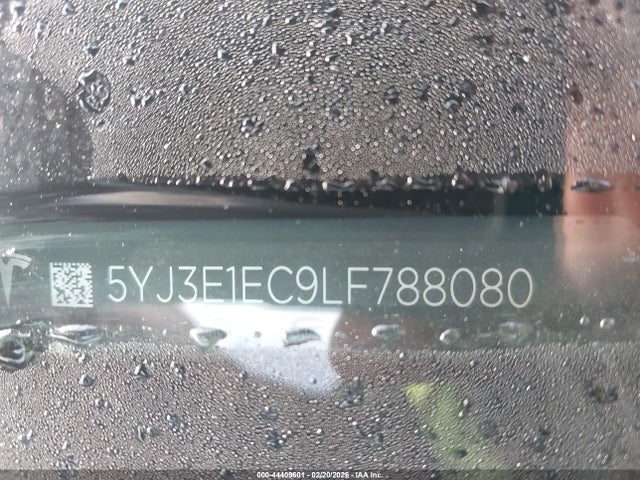 Продажа на аукционе авто 2020 Tesla Model 3 Performance Dual Motor All-wheel Drive, vin: 5YJ3E1EC9LF788080, номер лота: 44409601