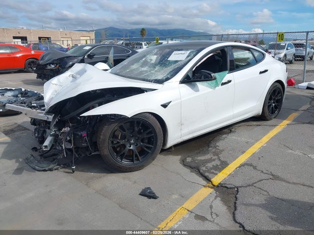 2021 TESLA MODEL S 5YJSA1E57MF447450 Photo 1
