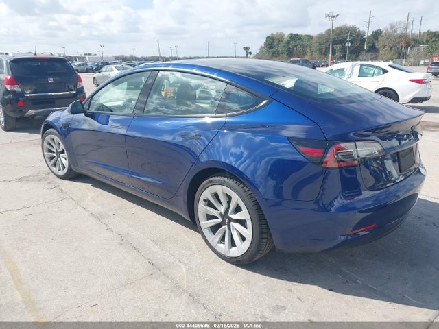 2022 TESLA MODEL 3 5YJ3E1EB4NF188030 Photo 2