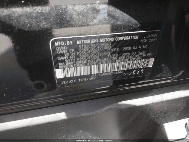 2024 MITSUBISHI OUTLANDER JA4J3VA88RZ028564 Photo 8