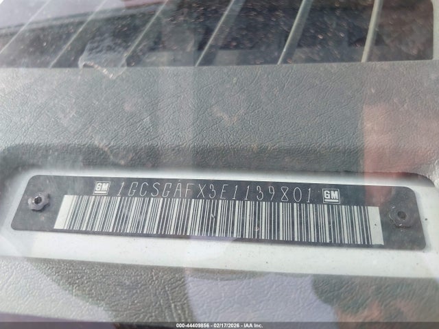 1GCSGAFX3E1139801 Chevrolet Express 1500 Work Van