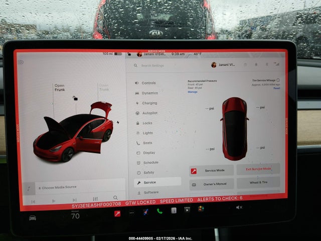 2017 TESLA MODEL 3 5YJ3E1EA5HF000708 Photo 6