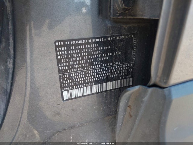 2024 VOLKSWAGEN TAOS 3VVSX7B2XRM068989 Photo 8