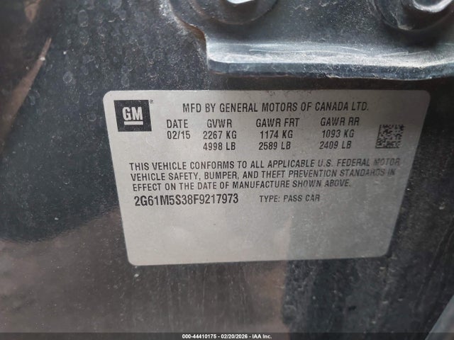 2015 CADILLAC XTS 2G61M5S38F9217973 Photo 8