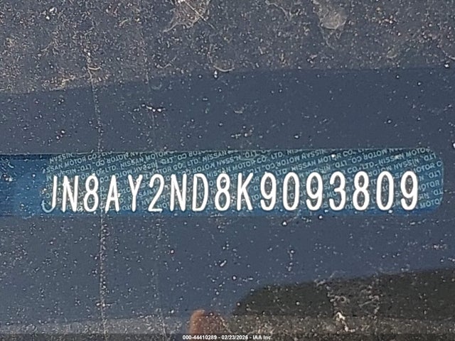 2019 NISSAN ARMADA JN8AY2ND8K9093809 Photo 8