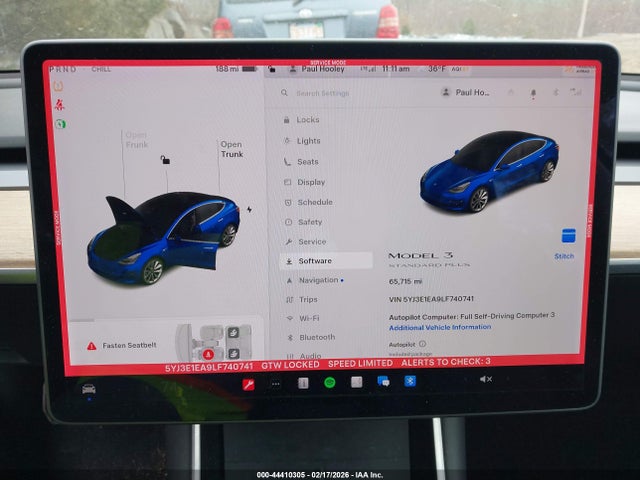 2020 TESLA MODEL 3 5YJ3E1EA9LF740741 Photo 6