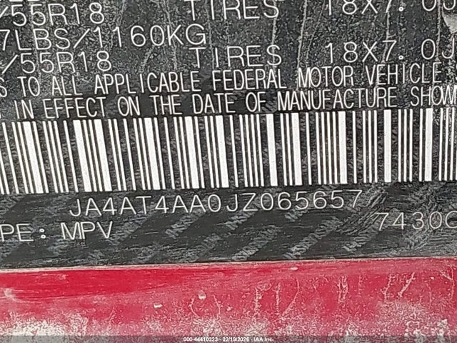 2018 MITSUBISHI ECLIPSE CROSS JA4AT4AA0JZ065657 Photo 8