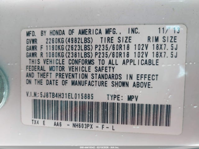 Продаж на аукціоні авто 2014 Acura Rdx, vin: 5J8TB4H31EL015885, номер лоту: 44410342