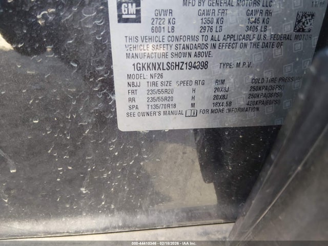 Aukcja sprzedaży 2017 Gmc Acadia Denali, vin: 1GKKNXLS6HZ194898, numer aukcji: 44410346