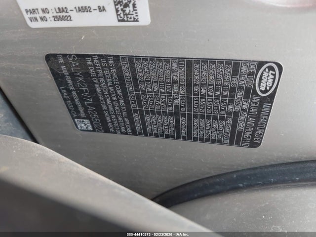 SALYK2FV7LA255022 Land Rover Range Rover Velar P340 R-dynamic S