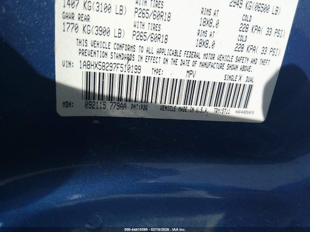 2007 CHRYSLER ASPEN 1A8HX58297F510199 Photo 8