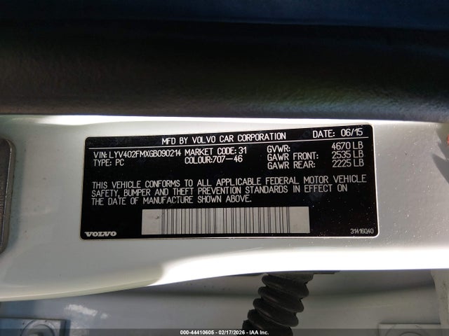 2016 VOLVO S60 INSCRIPTION LYV402FMXGB090214 Photo 8