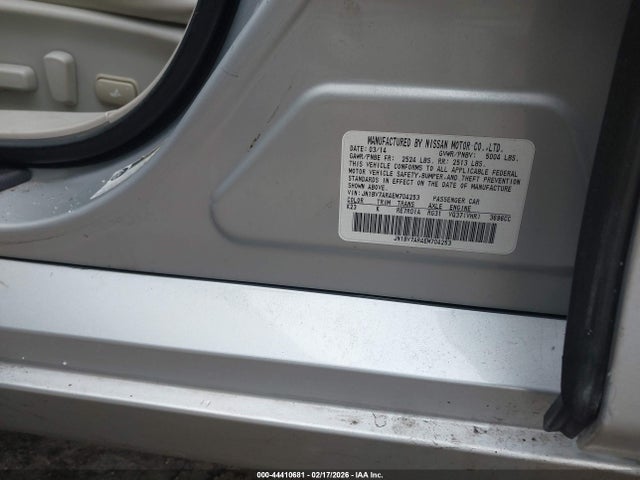 JN1BV7AR4EM704253 Infiniti Q50 SPORT