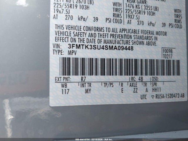 Ford Mustang Mach-e Premium 2025 3FMTK3SU4SMA09448 Image 9