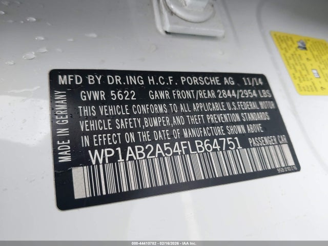 2015 PORSCHE MACAN WP1AB2A54FLB64751 Photo 8