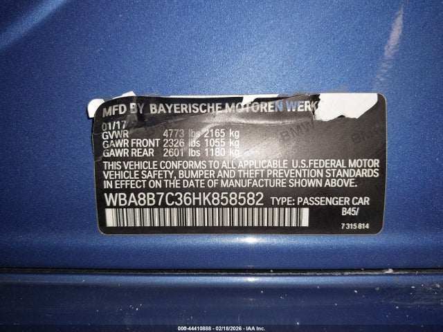 2017 BMW 340I WBA8B7C36HK858582 Photo 8