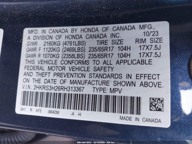 2024 HONDA CR-V 2HKRS3H26RH313367 Photo 8