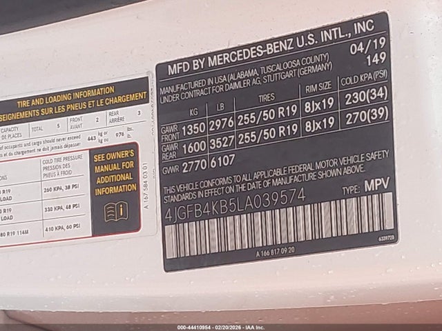 2020 MERCEDES-BENZ GLE 350 4JGFB4KB5LA039574 Photo 8